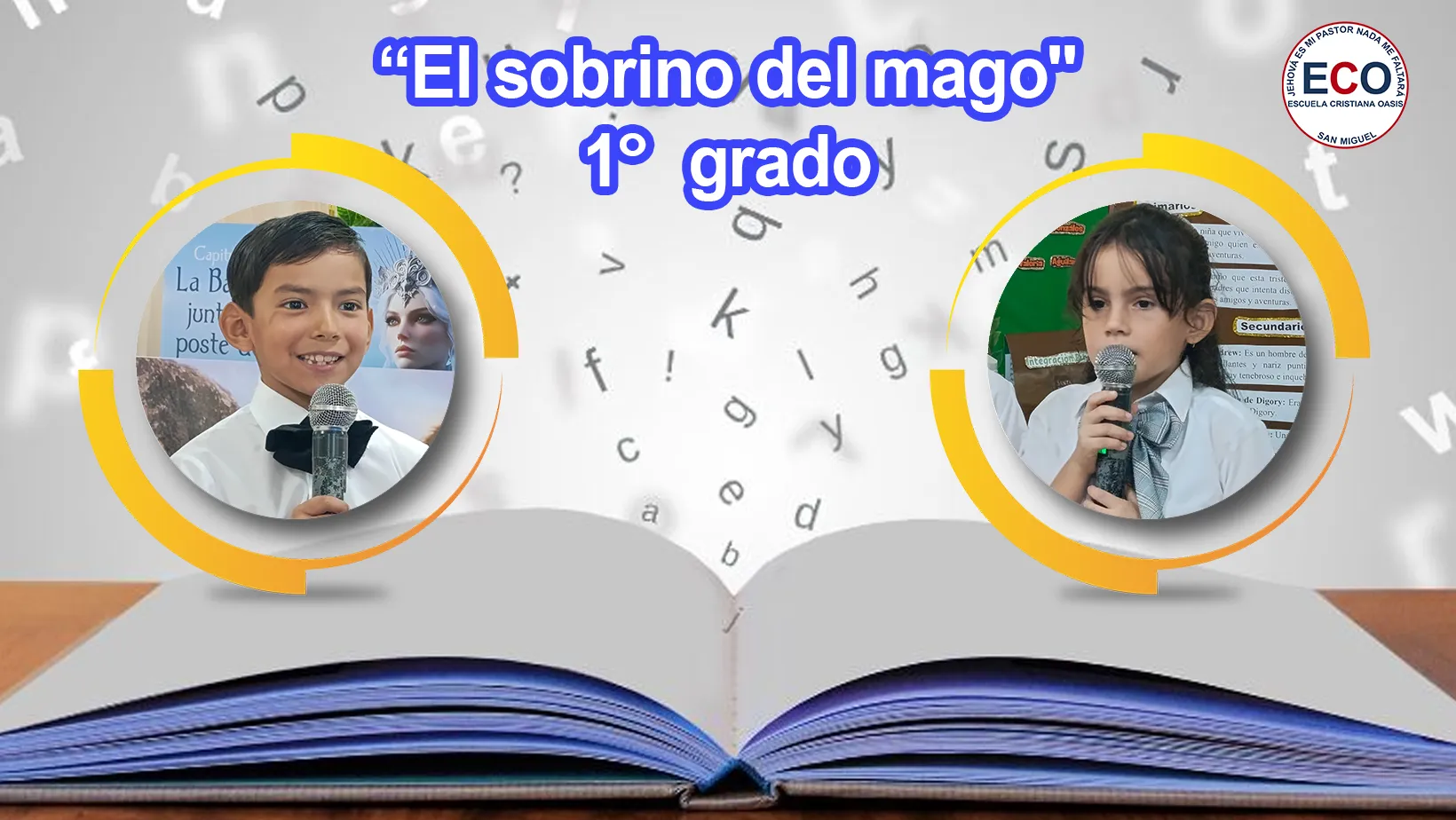 Hoy nuestros estudiantes de 1° grado realizaron la exposición de el libro 