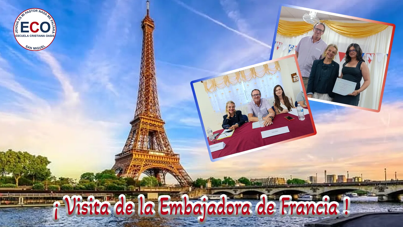 Visita de la Embajadora de Francia a la Escuela Cristiana OASIS San Miguel 2025